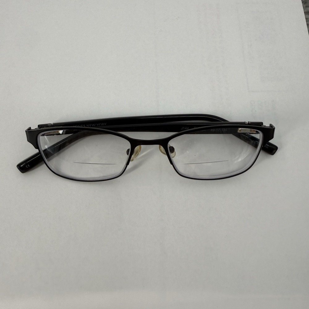 Jones New York J144 Black Petite Eyeglasses Women's Frames 49-17-135 FRAMES ONLY